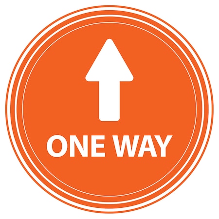 One Way Directional V.3, Orange, 15, 8640XOR